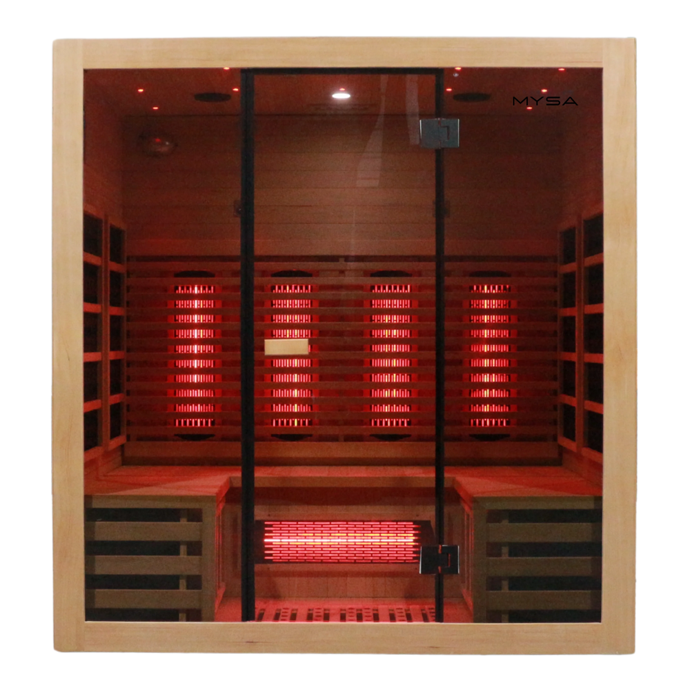 Sauna infrarouge spectre complet pour 4 personnes