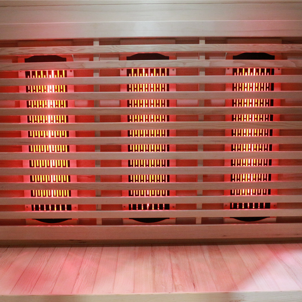 Sauna infrarouge à spectre complet pour 3 personnes