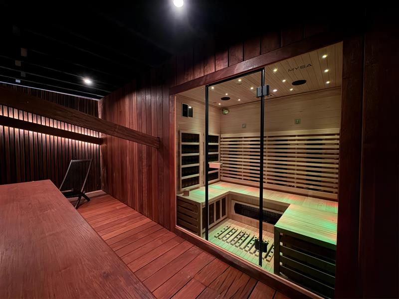 Sauna infrarouge spectre complet pour 4 personnes