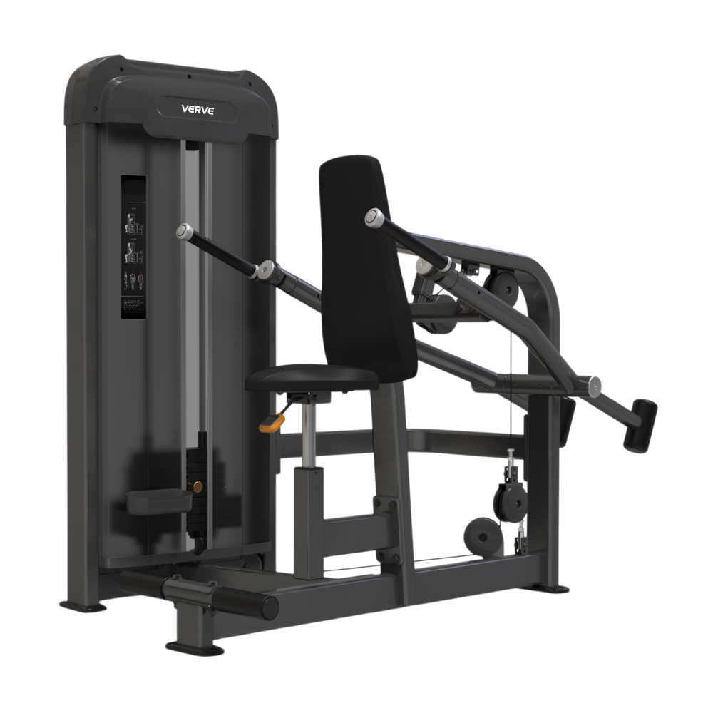 Poulie haute pour triceps à charges guidées VERVE (Noir) - Série Makoto