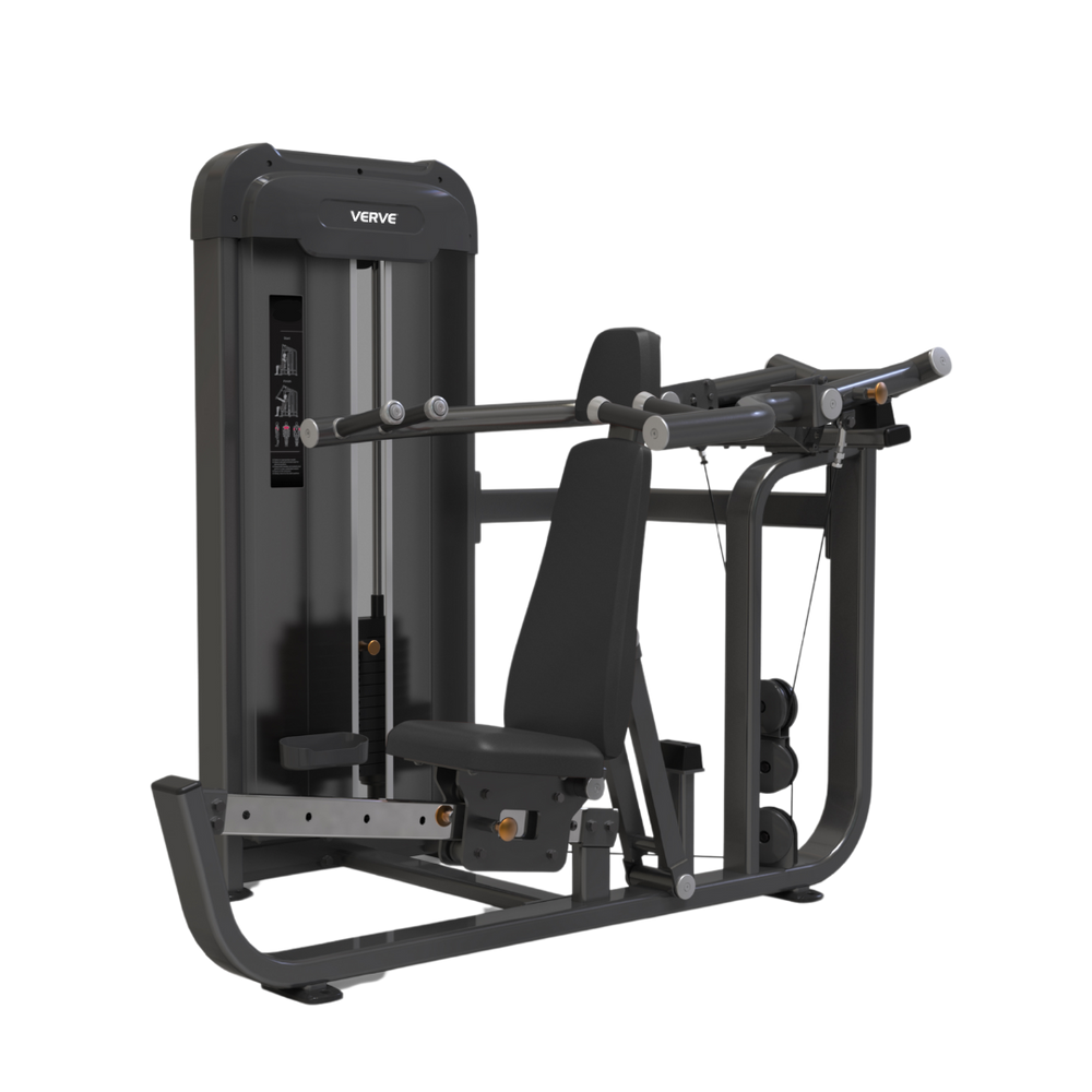 VERVE Machine de musculation multi-press pectoraux/épaules (Noir) - Série Makoto | Précommande prévue pour début octobre