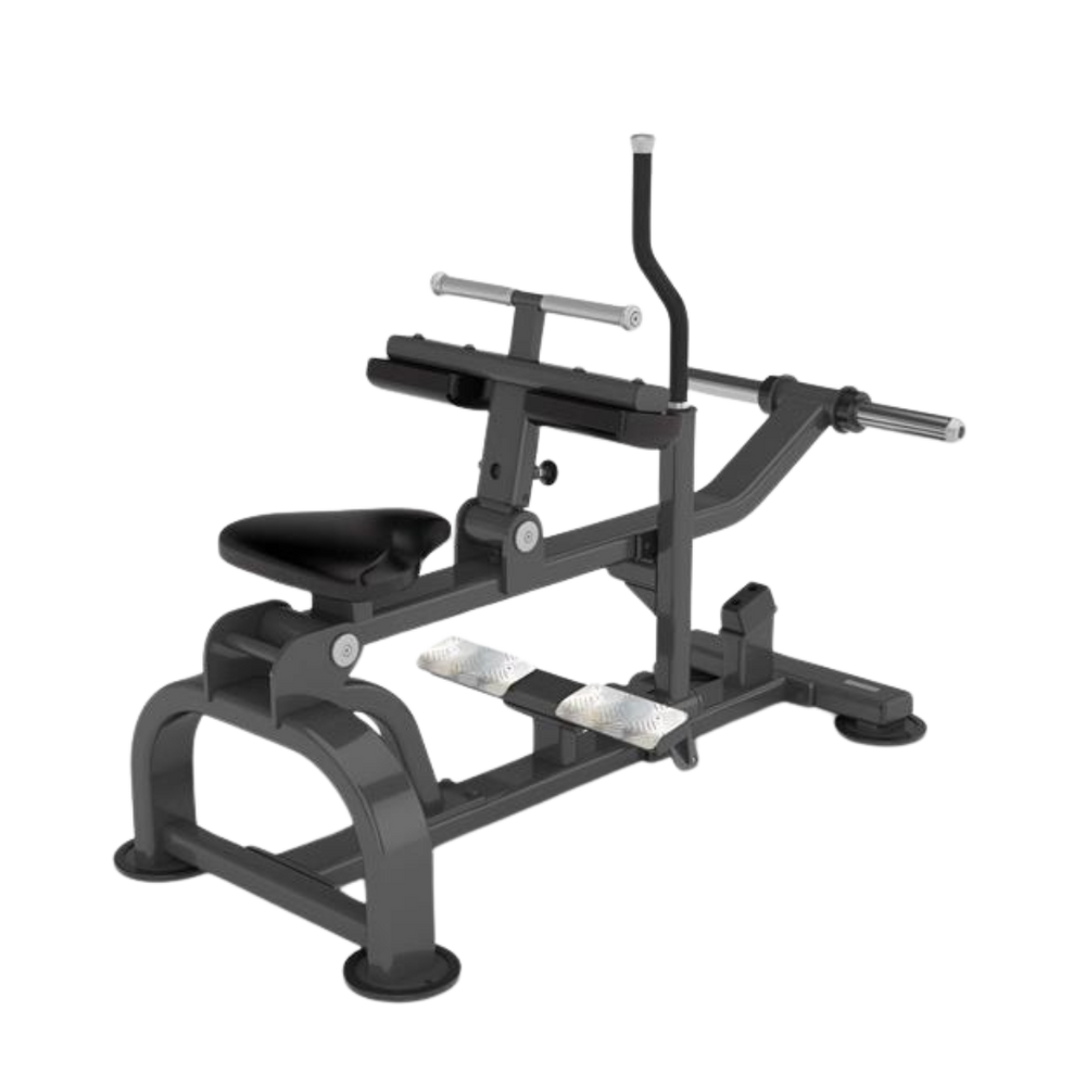 Presse à mollets assise à charges guidées VERVE (Noir) - Série Makoto