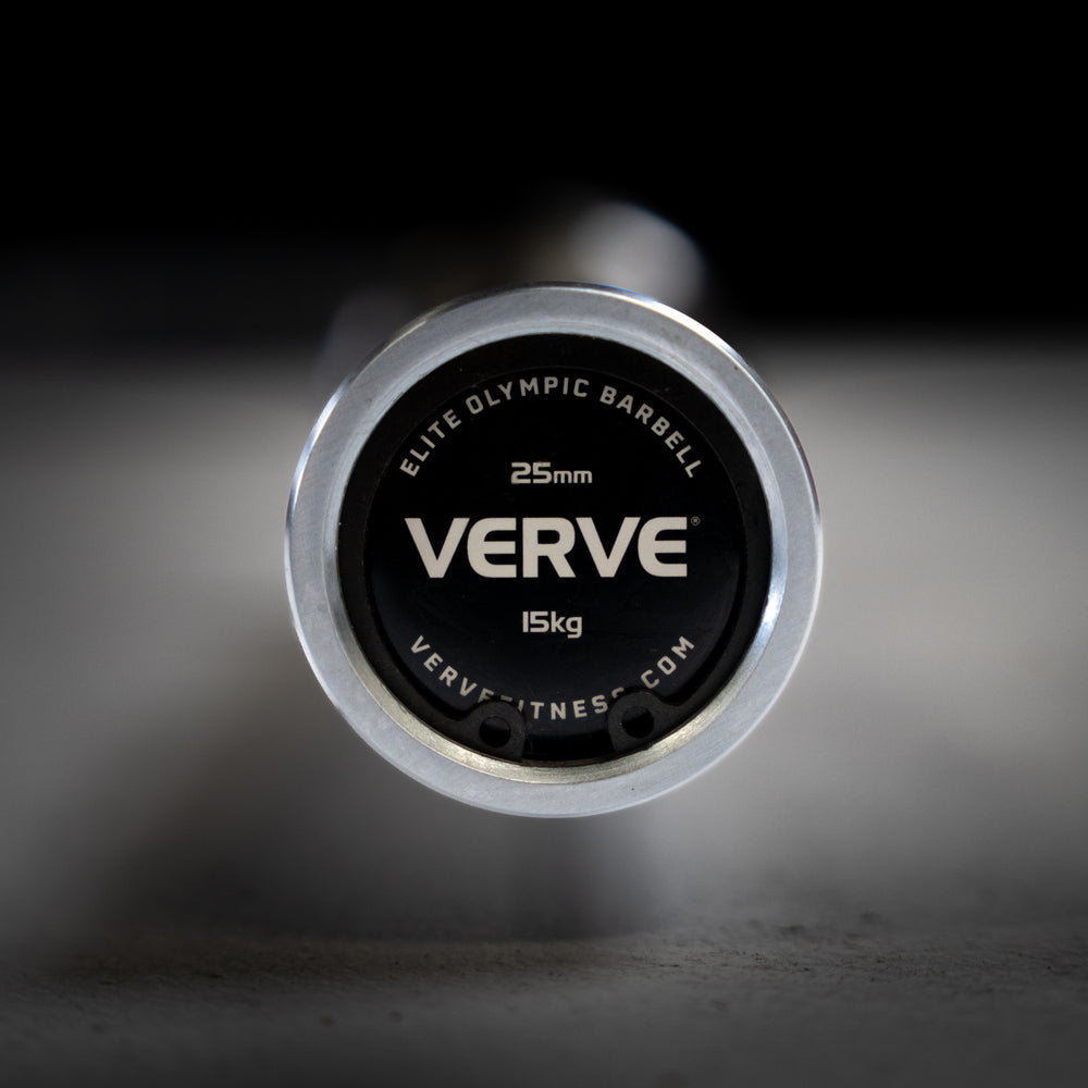 Barre olympique VERVE Elite - Chrome dur - 15 kg