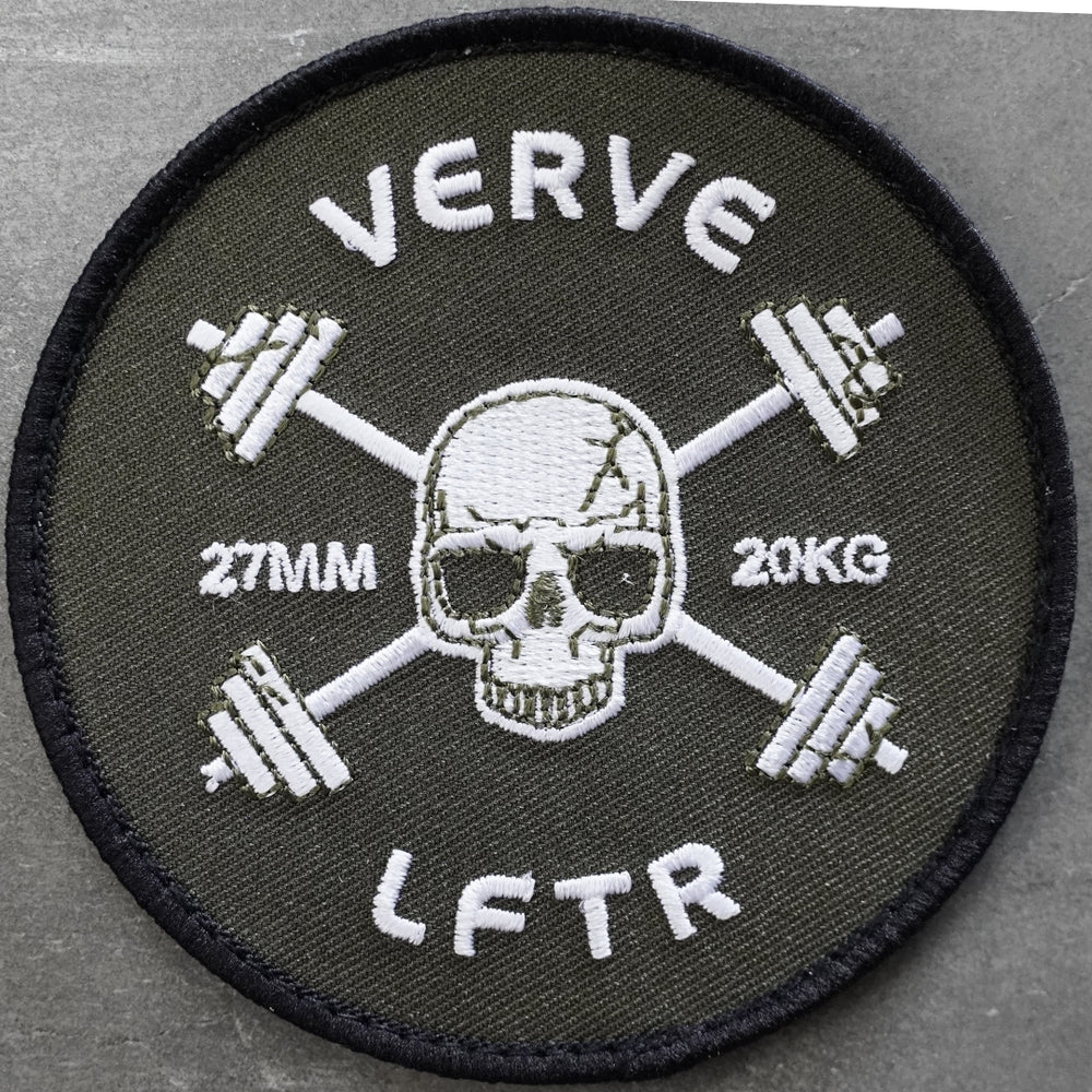 Écusson velcro Dead LFTR - Blanc.