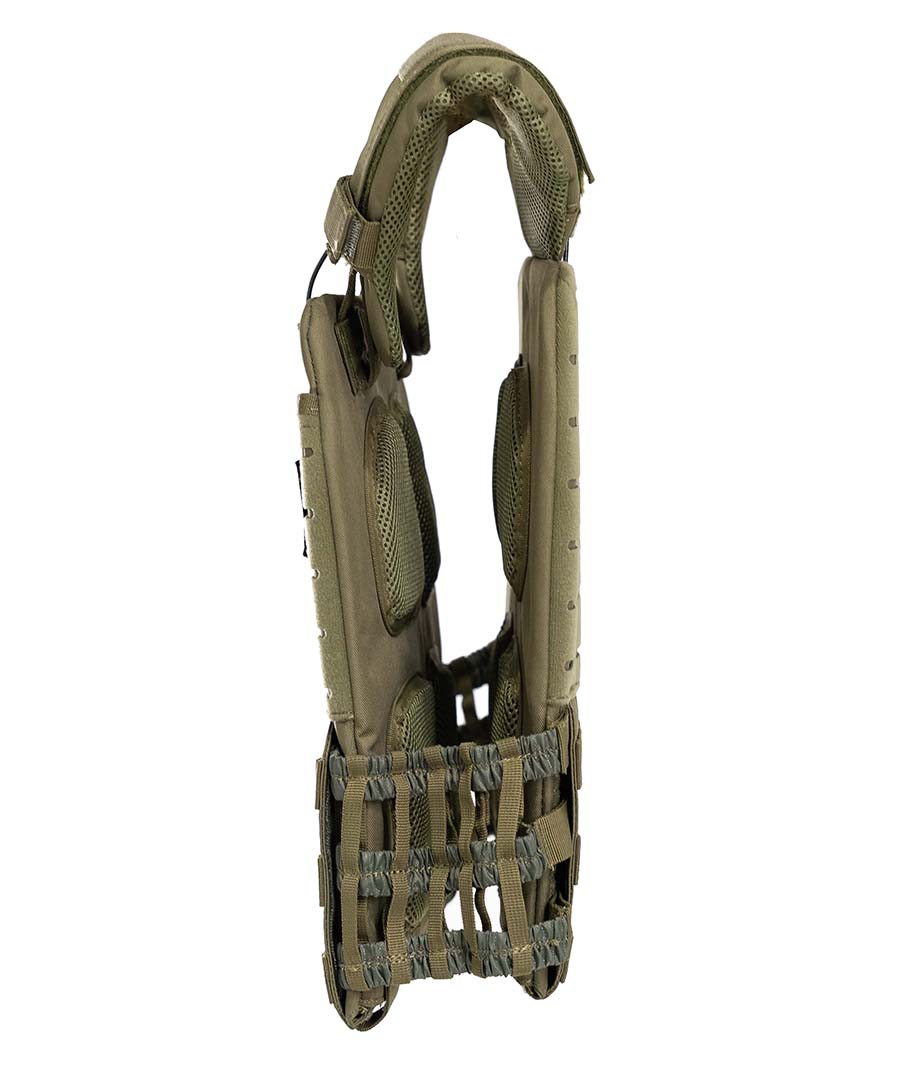 Gilet tactique porte-plaques VERVE - Vert