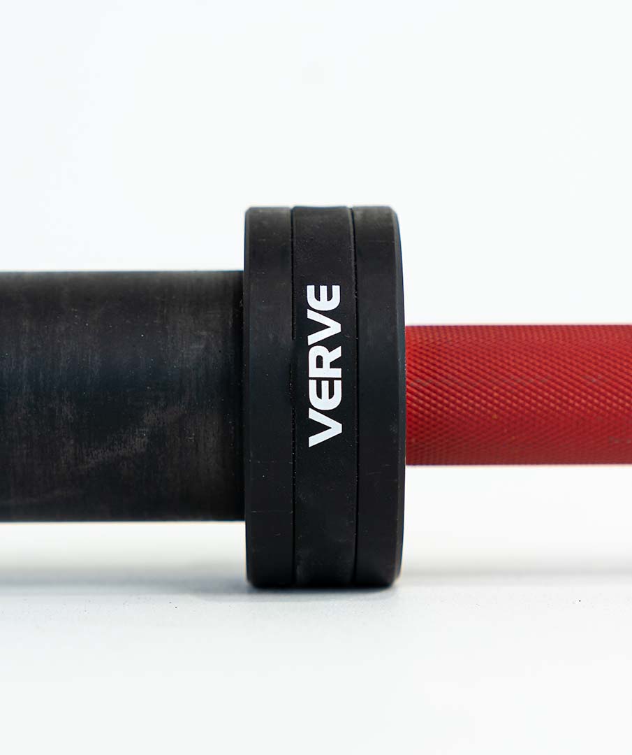 Barre olympique VERVE Elite - Rouge - 15 kg