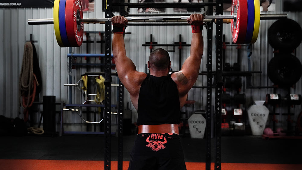 Ceinture de musculation en cuir VERVE