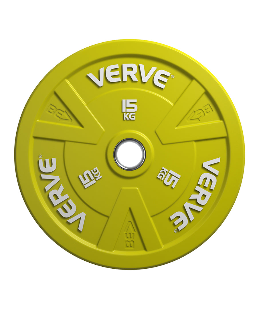 VERVE BE> Disques de musculation olympiques colorés