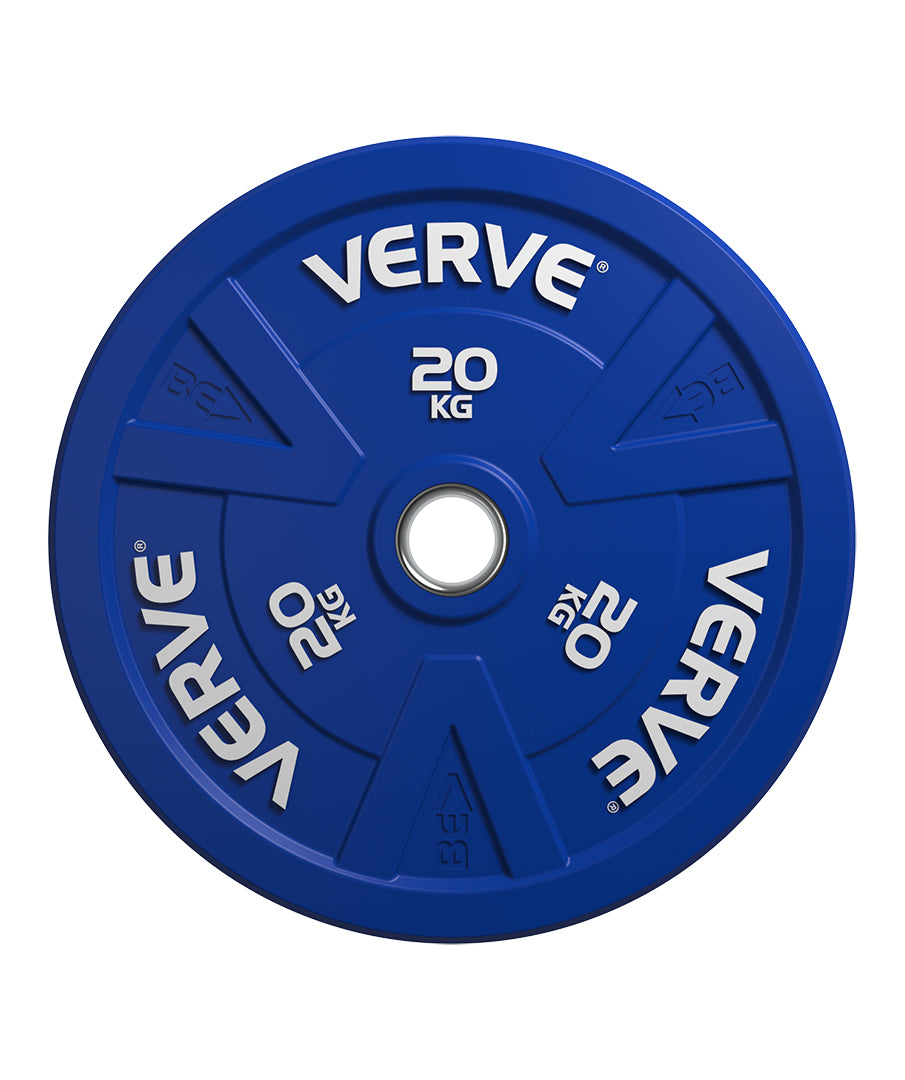 VERVE BE> Disques de musculation olympiques colorés