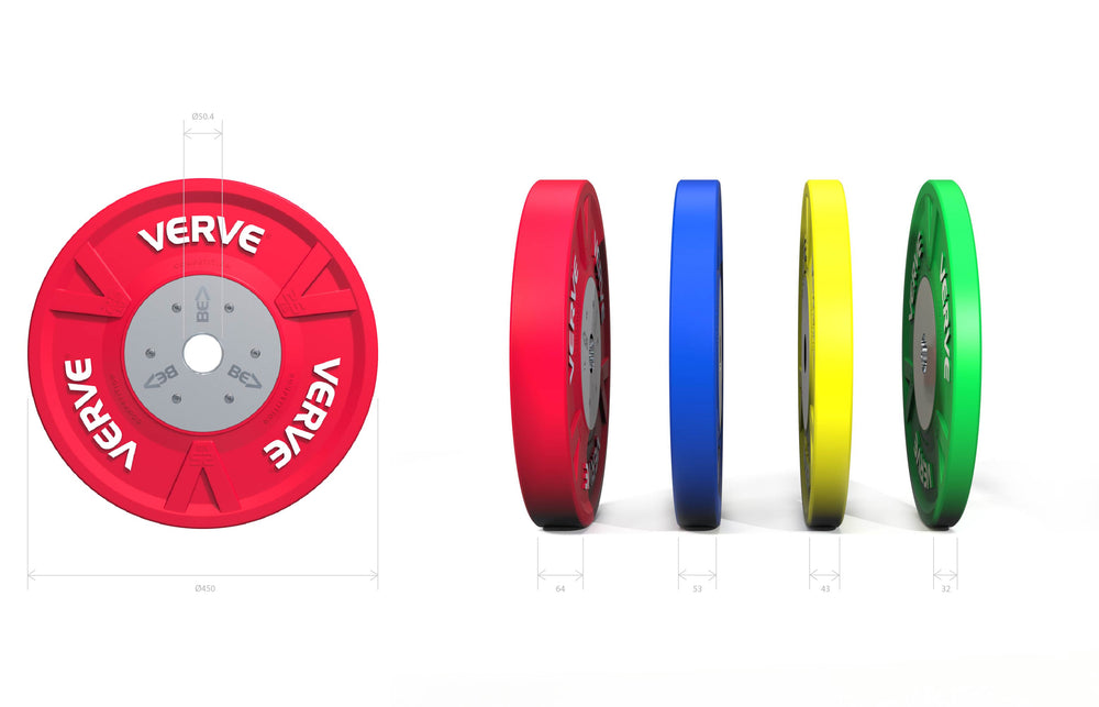 Disques de compétition calibrés VERVE