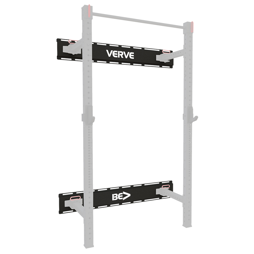 Barres de fixation VERVE pour rack de musculation pliable mural