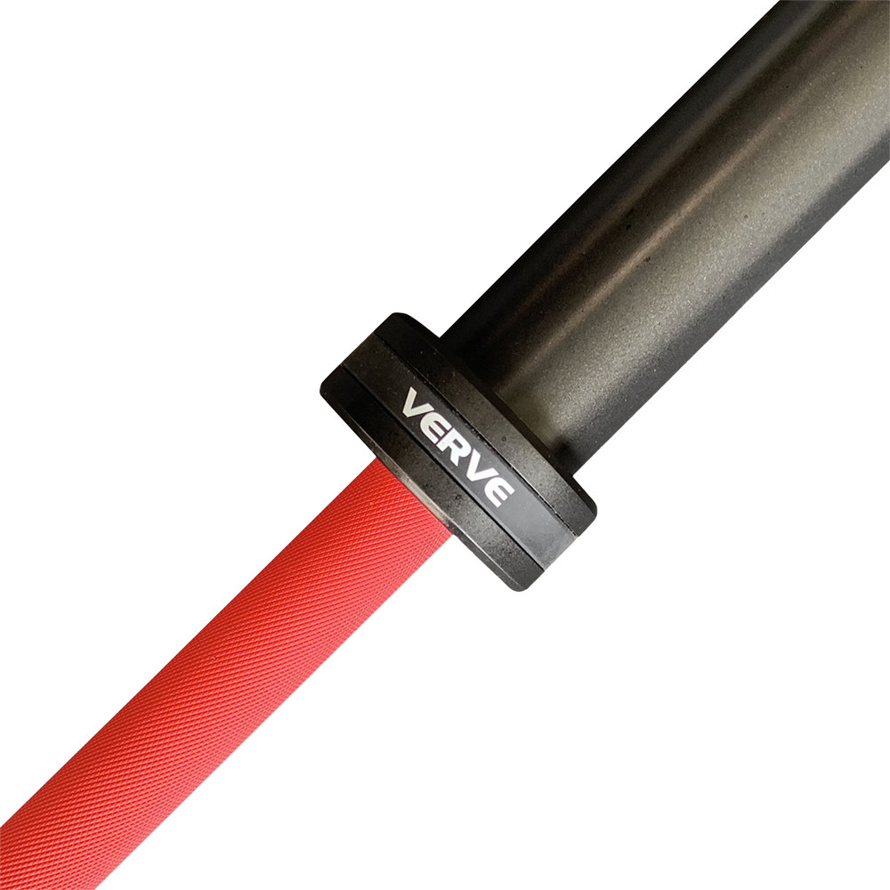Barre olympique VERVE Elite - Rouge - 15 kg