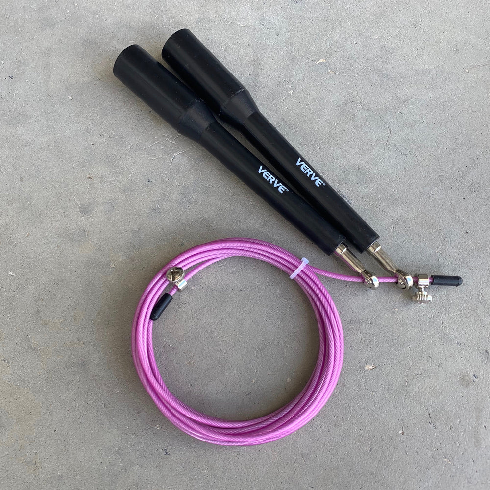 Corde à sauter VERVE - Câble rose