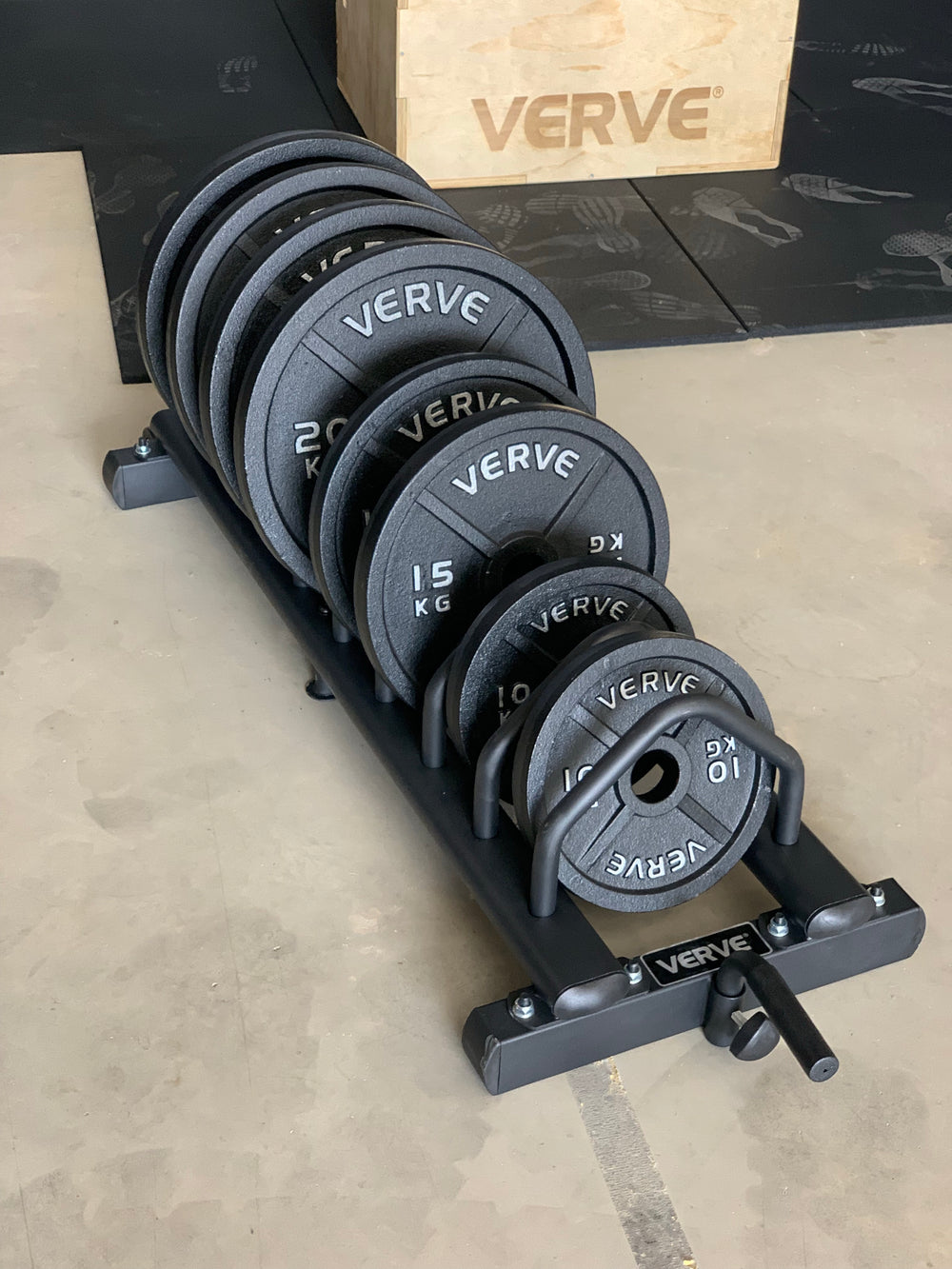 Support de disques de musculation VERVE – Type grille-pain | Précommande prévue pour début octobre