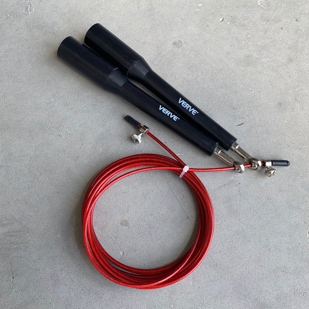 Corde à sauter VERVE - Câble rouge