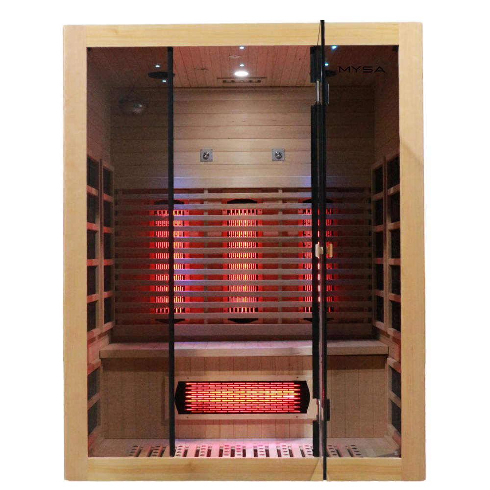 Sauna infrarouge à spectre complet pour 3 personnes