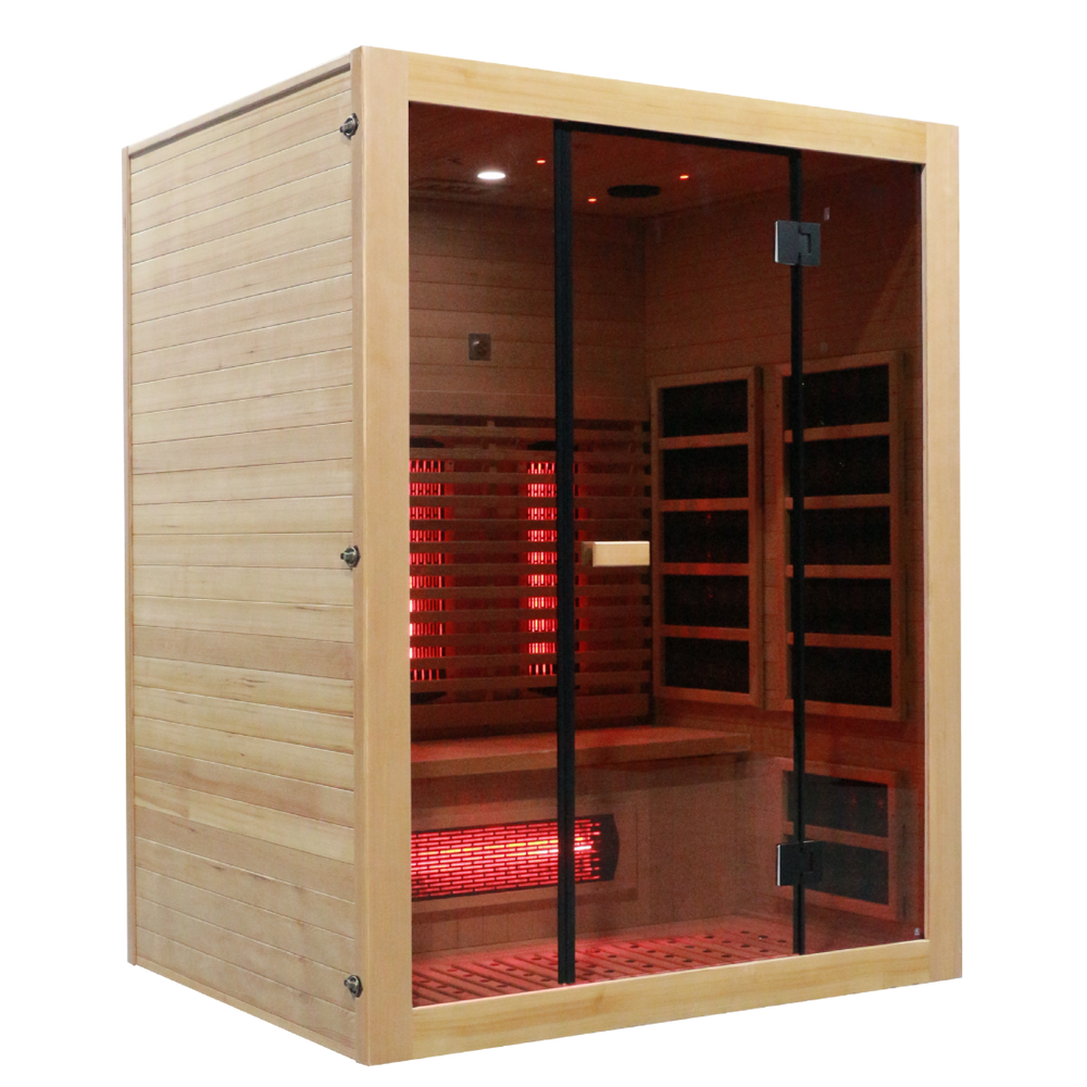 Sauna infrarouge à spectre complet pour 3 personnes