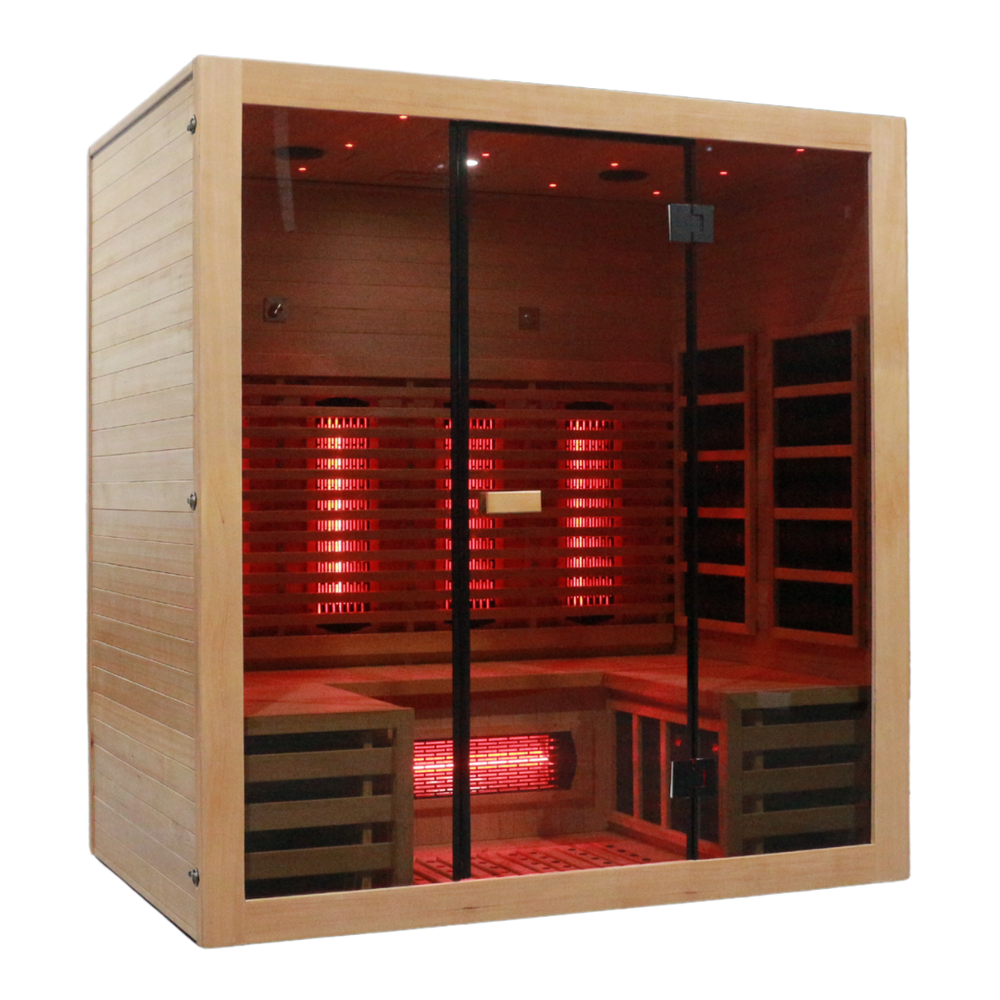 Sauna infrarouge spectre complet pour 4 personnes