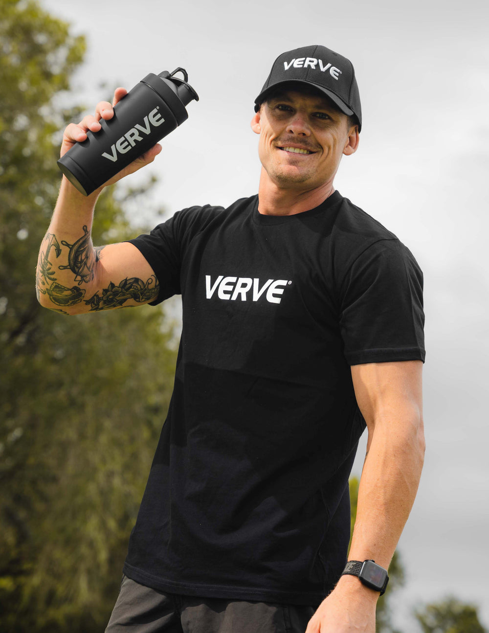 T-shirt noir VERVE