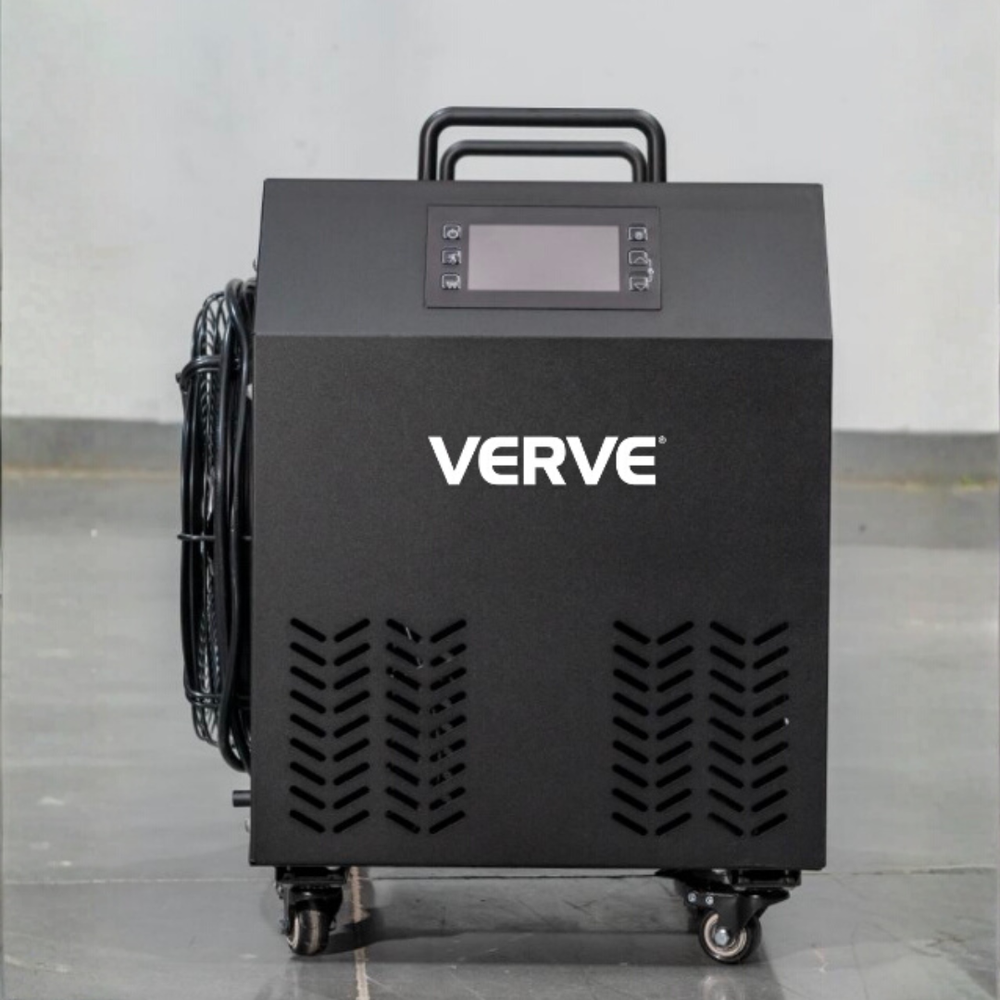 Bain froid VERVE Cryos 2 personnes avec refroidisseur 1HP - Noir cendré