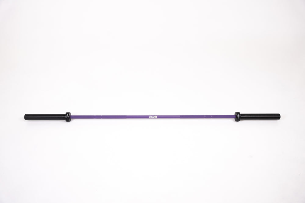 MODÈLE D'EXPOSITION | Barre olympique Elite Anytime Fitness - Violet - 20 kg