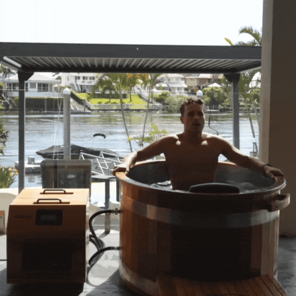 Bain de glace 2 personnes VERVE Cryos avec refroidisseur 1HP