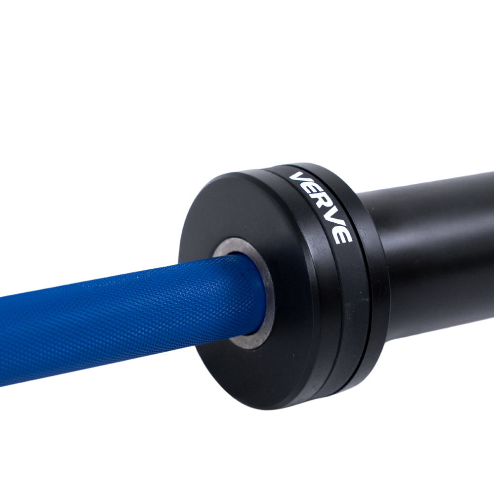 Barre olympique Plus Fitness Elite - Bleue - 20 kg