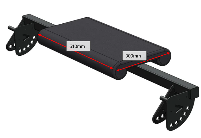 Accessoire de rack combiné pour Hip Thruster et Preacher Curl