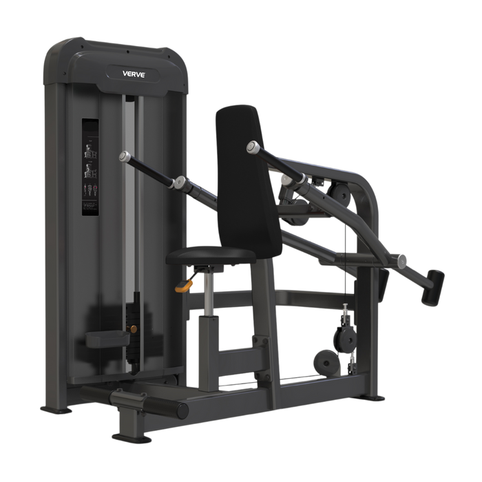 Poulie haute pour triceps à charges guidées VERVE (Noir) - Série Makoto