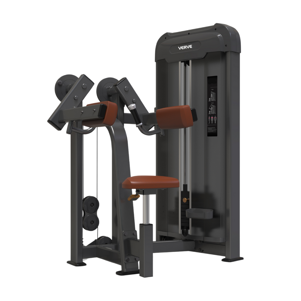 Appareil de musculation pour élévations latérales des épaules VERVE (marron) - Série Makoto