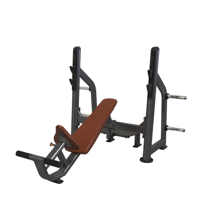 Banc incliné olympique VERVE (marron) - Série Makoto
