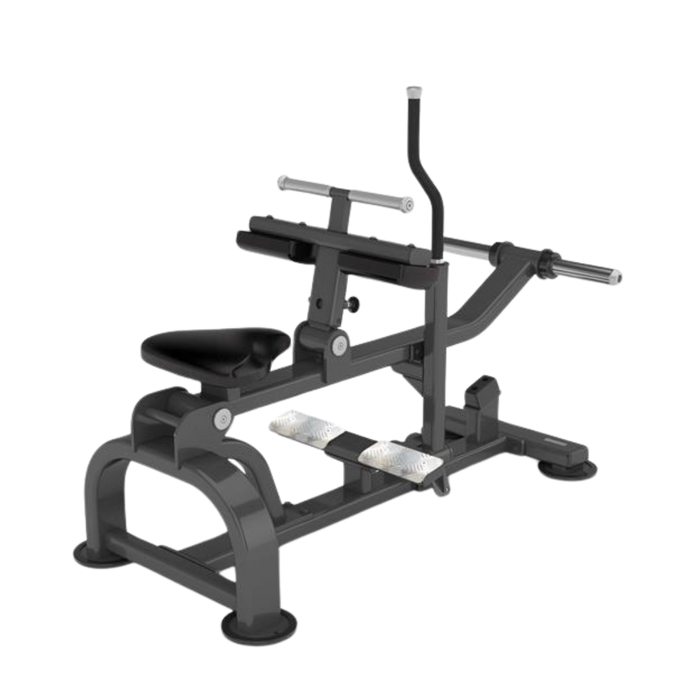 Presse à mollets assise à charges guidées VERVE (Noir) - Série Makoto