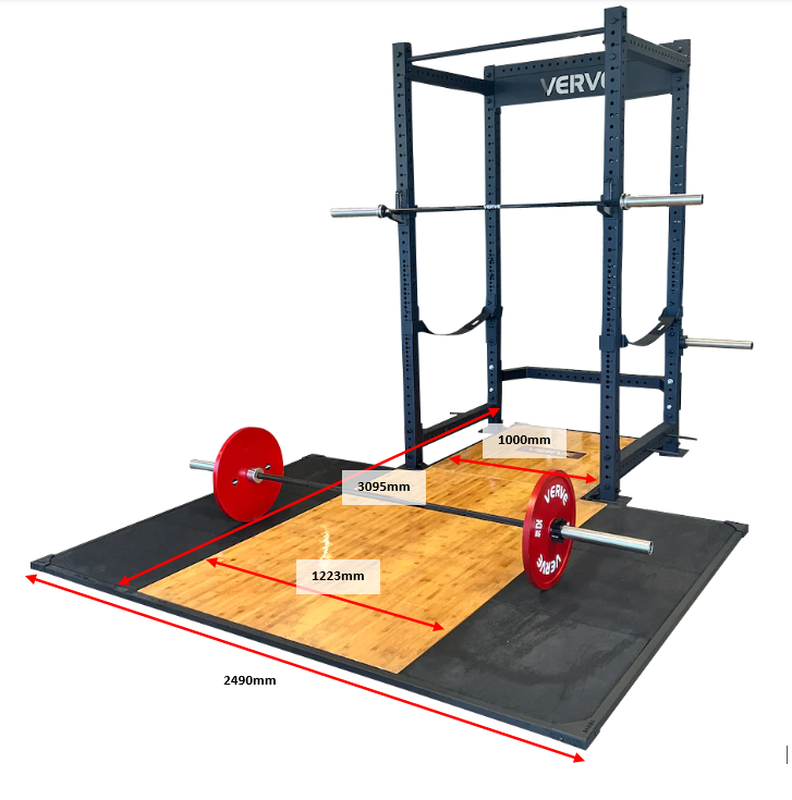 STOCK DE SALON | Plateforme d'haltérophilie Power Rack VERVE