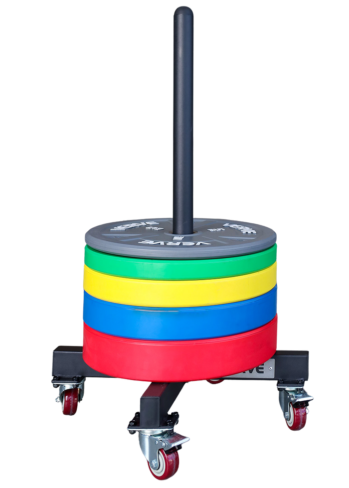 Support à assiettes sur roulettes
