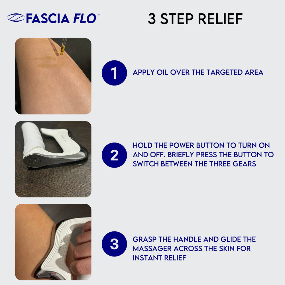 Appareil de massage Fascia Flo - Blanc