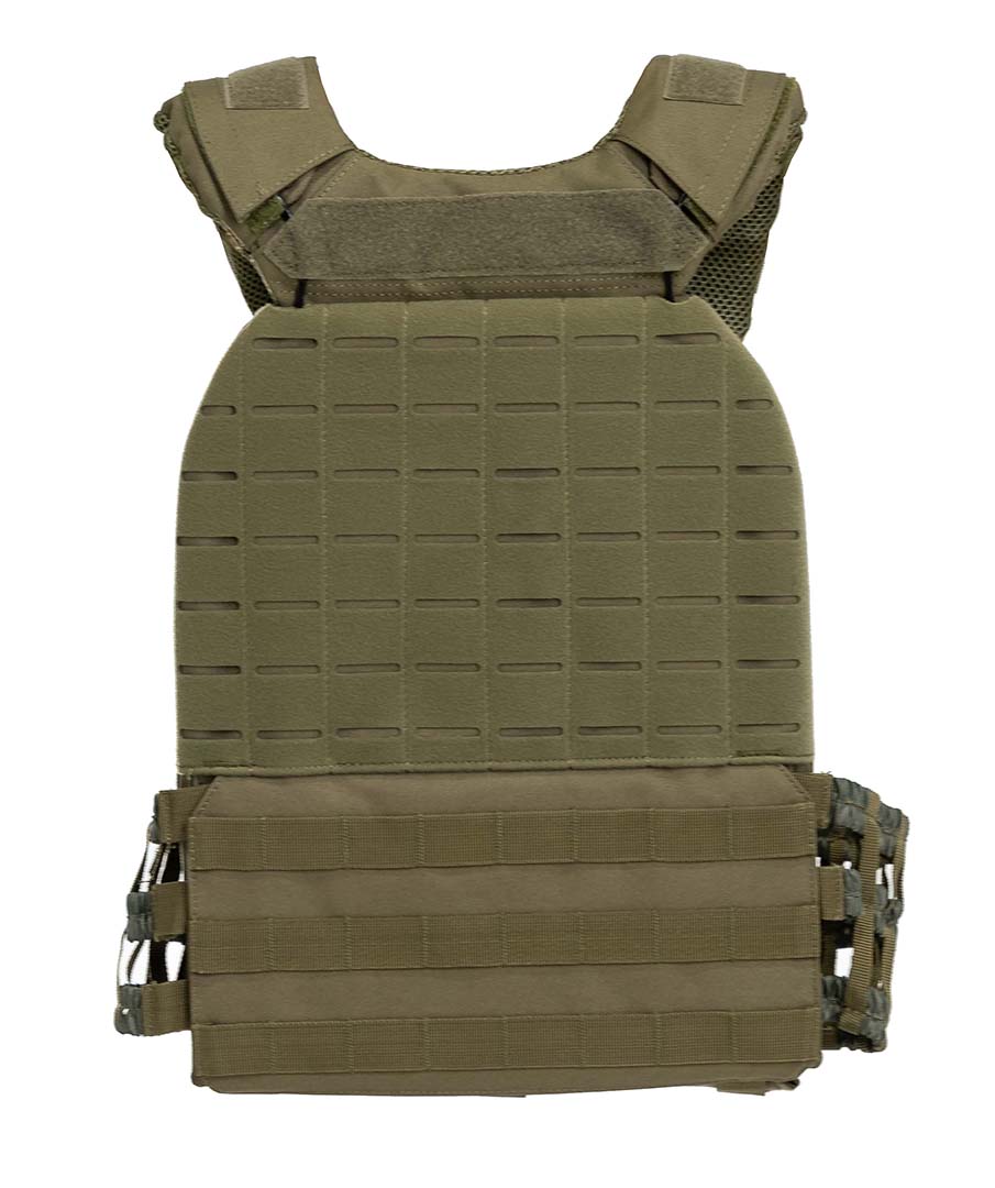 Gilet tactique porte-plaques VERVE - Vert