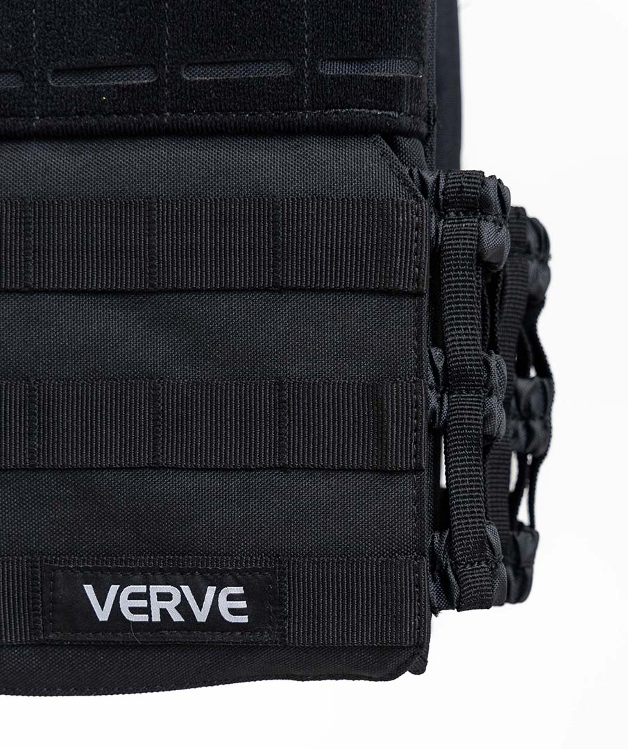 Gilet porte-plaques tactique VERVE - Noir