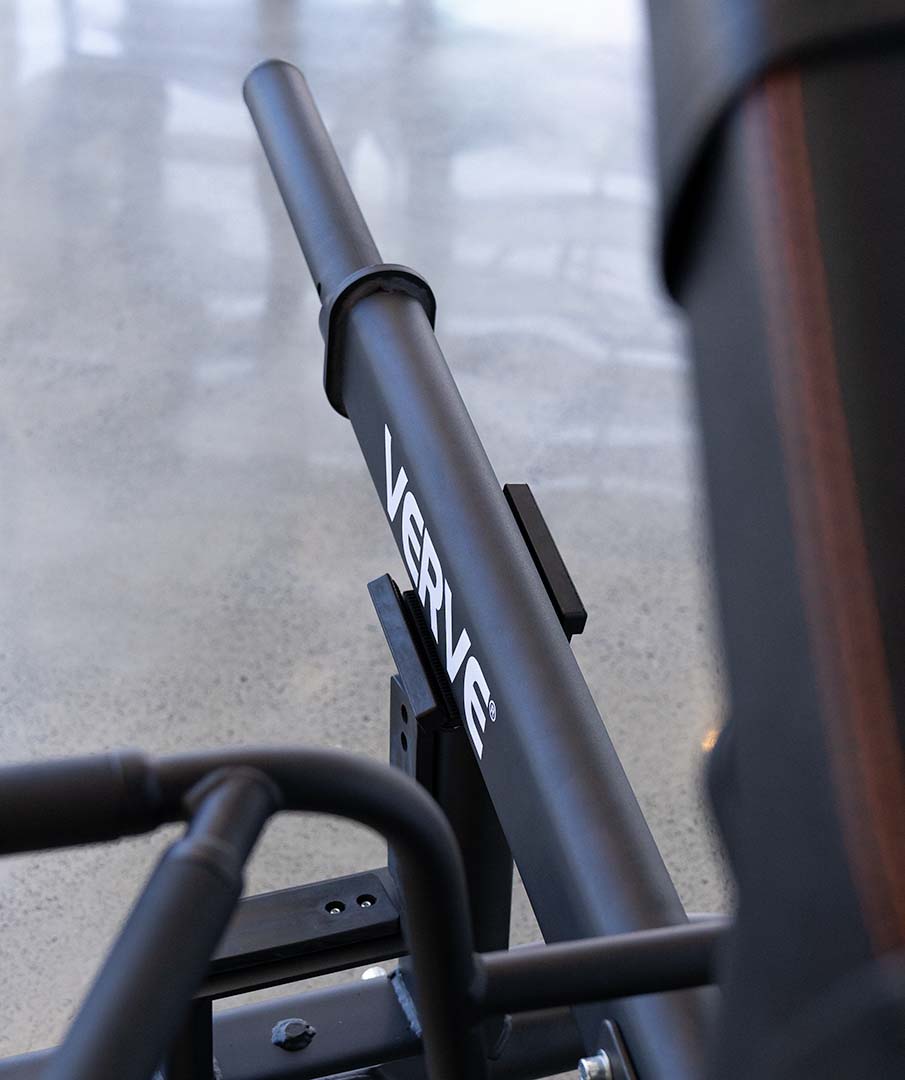 Tirage buste penché sur banc - Noir