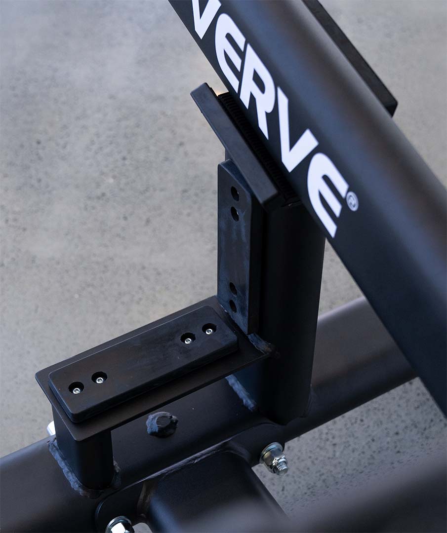 Tirage buste penché sur banc - Noir