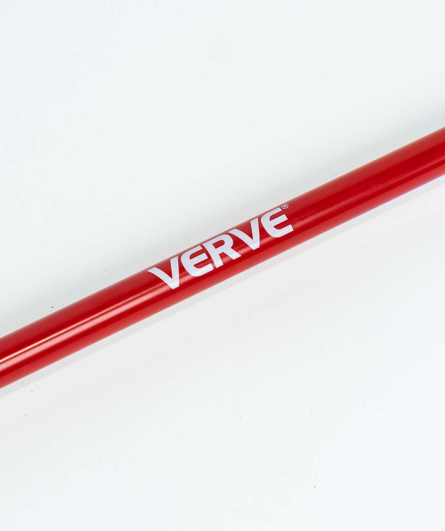 Barre olympique VERVE Elite - Rouge - 15 kg