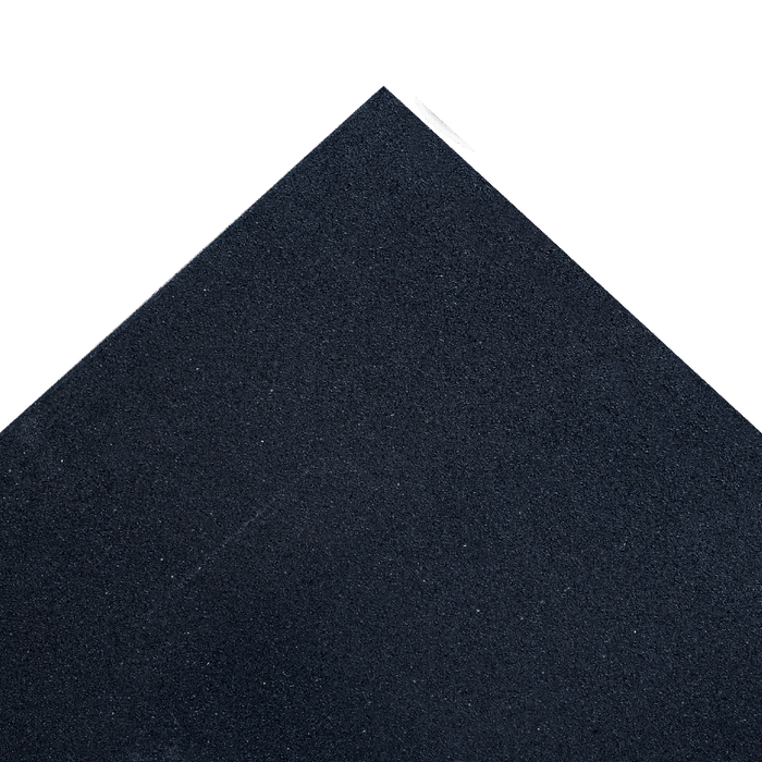 Revêtement de sol en caoutchouc pour salle de sport ignifugé – Noir – Tapis de gym 15 mm | Précommande sans date de disponibilité