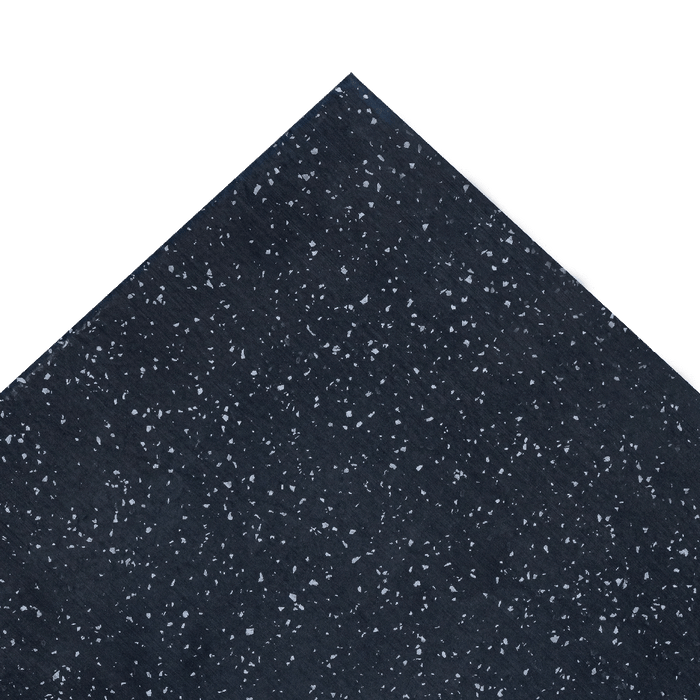 Revêtement de sol pour salle de sport en caoutchouc EPDM - Tapis de gym gris moucheté 15 mm | Précommande disponible début septembre