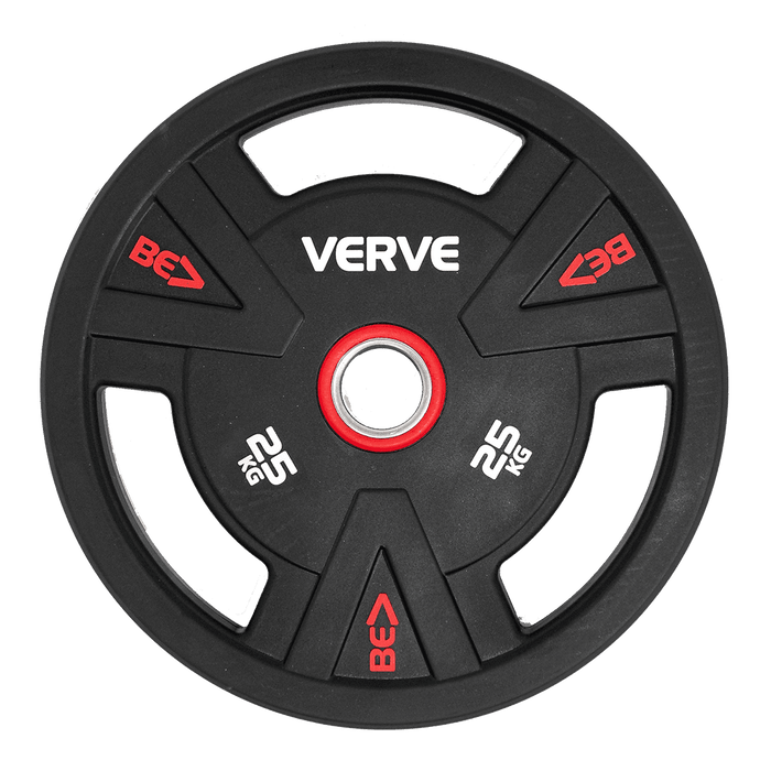 Disques olympiques Tri Grip VERVE BE> revêtus de PU