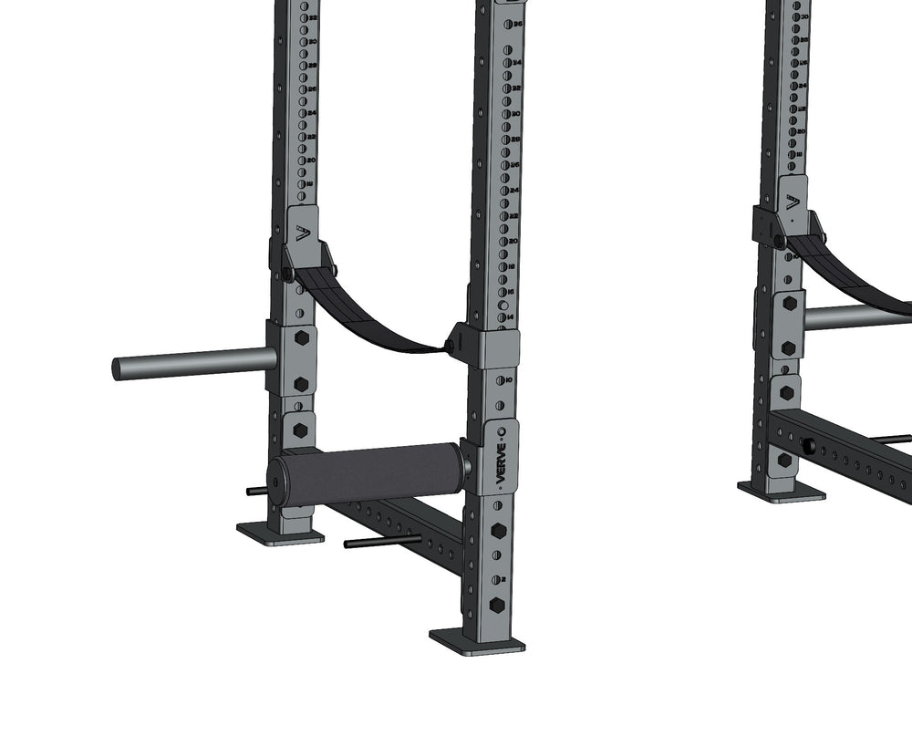 Fixation pour squat à goupille pour racks et structures VERVE