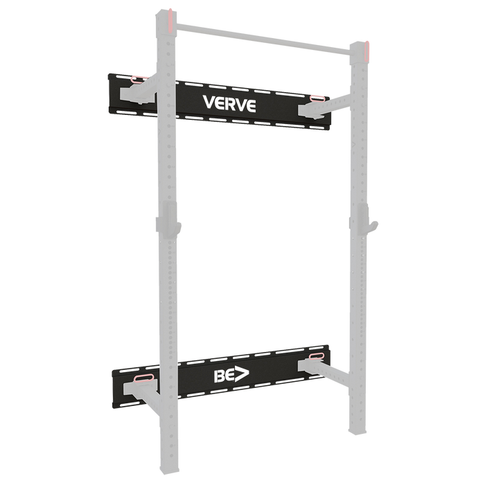 Barres de fixation VERVE pour rack de musculation pliable mural