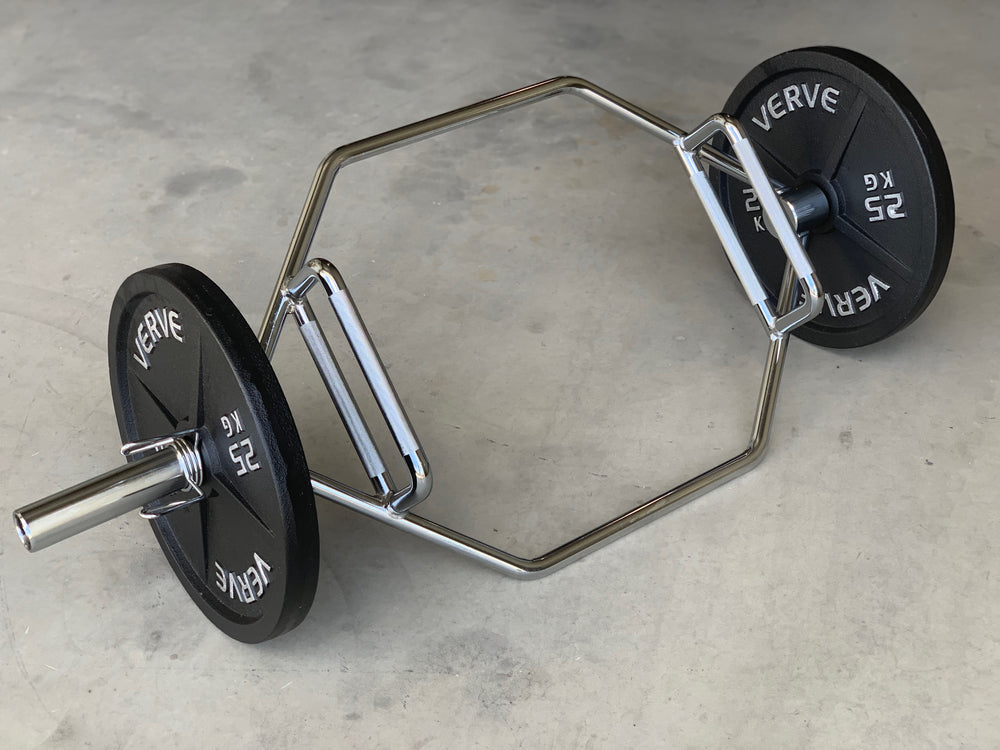 Barre hexagonale de musculation VERVE Olympic - 1,8 m