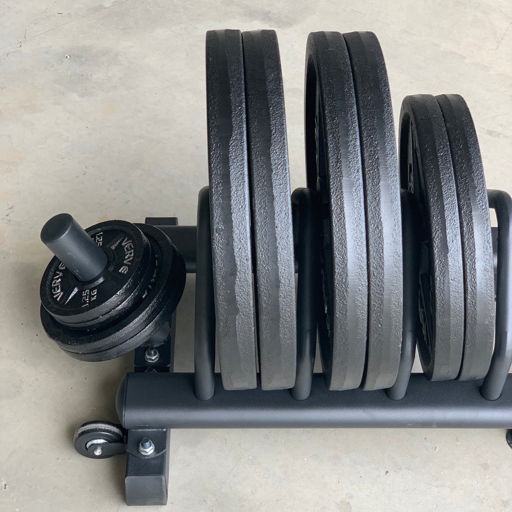 Support de disques de musculation VERVE – Type grille-pain | Précommande prévue pour début octobre
